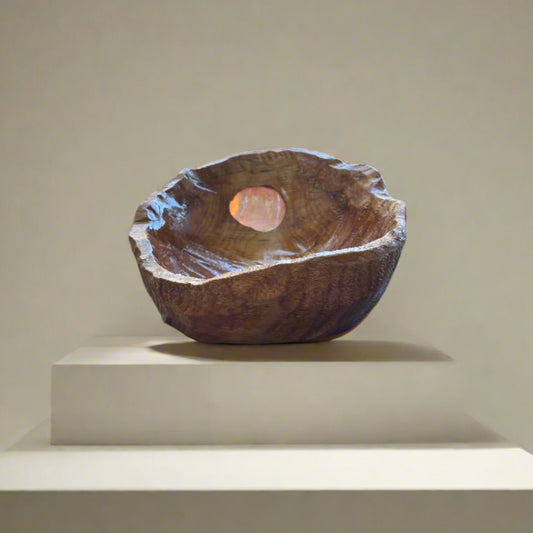 Alder Bowl w/ Red Epoxy (Medium)