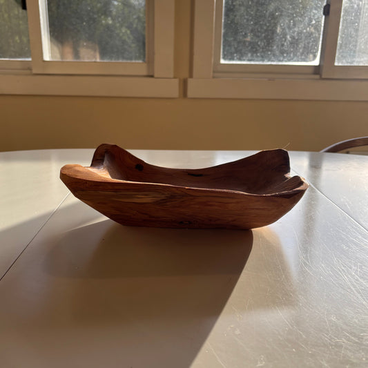 Artsy Cedar Bowl (Medium)